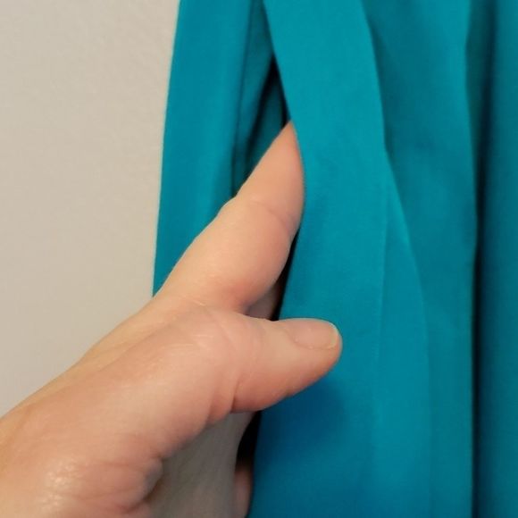 Louben Retro Vintage Pleated Blue Skirt 4 6 8 10 - Picture 3 of 9